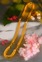 Load image into Gallery viewer, 1 Gram Gold Plated Premium Shine & Finish Pipe with Indo Chain for Men