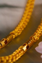 Load image into Gallery viewer, 1 Gram Gold Plated Premium Shine & Finish Pipe with Indo Chain for Men