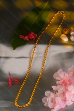 Load image into Gallery viewer, 1 Gram Gold Forming Elegant Twisted Rope Chain for Men