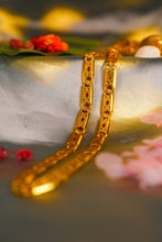 Load image into Gallery viewer, 1 Gram Gold Plated Premium Finish Classic Biscuit Nawabi Chain for Men