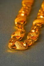 Load image into Gallery viewer, 1 Gram Gold Plated Premium Finish Leaf Link Chain for Men