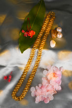 Load image into Gallery viewer, 1 Gram Gold Plated Premium Koyali Lotus Traditional Chain for Men