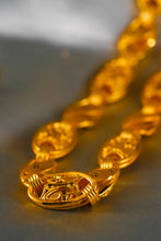 Load image into Gallery viewer, 1 Gram Gold Plated Premium Kohli Royal Oval Carved Chain for Men