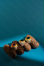 Load image into Gallery viewer, 1 Gram Gold Forming Oval Stone with Diamond Shape Design Ring for Men