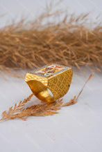 Load image into Gallery viewer, 1 Gram Gold Forming King of Hearts Playing Card Design Ring for Men