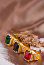 Load image into Gallery viewer, 1 Gram Gold Plated Imperial Splendor Ring with Diamond Accents Ring for Men