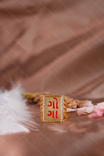 Load image into Gallery viewer, 1 Gram Gold Plated Symbolic Rectangular Ring with Diamond Accents for Men