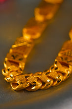 Load image into Gallery viewer, 1 Gram Gold Plated Premium Finish Biscuit Koyli Design Chain for Men
