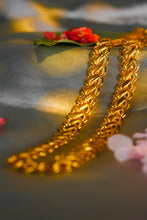 Load image into Gallery viewer, 1 Gram Gold Plated Premium Koyali Lotus Traditional Chain for Men
