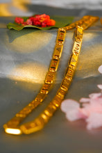 Load image into Gallery viewer, 1 Gram Gold Plated Premium Nawabi Sikandar Square Chain for Men
