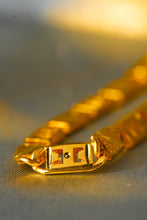 Load image into Gallery viewer, 1 Gram Gold Plated Premium Nawabi Shahi Biscuit Chain for Men
